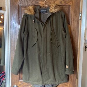 OBEY wool blend parka